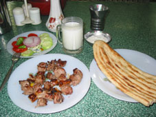 �y�V�����[�����X�g�����ł̐H��